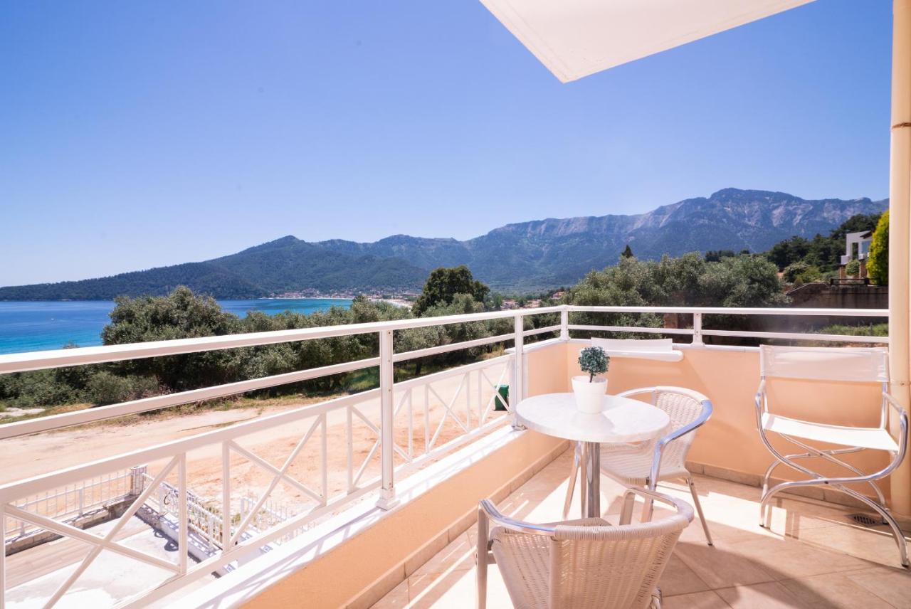 Sunny Hotel Thassos خْريسيا أموذيا المظهر الخارجي الصورة