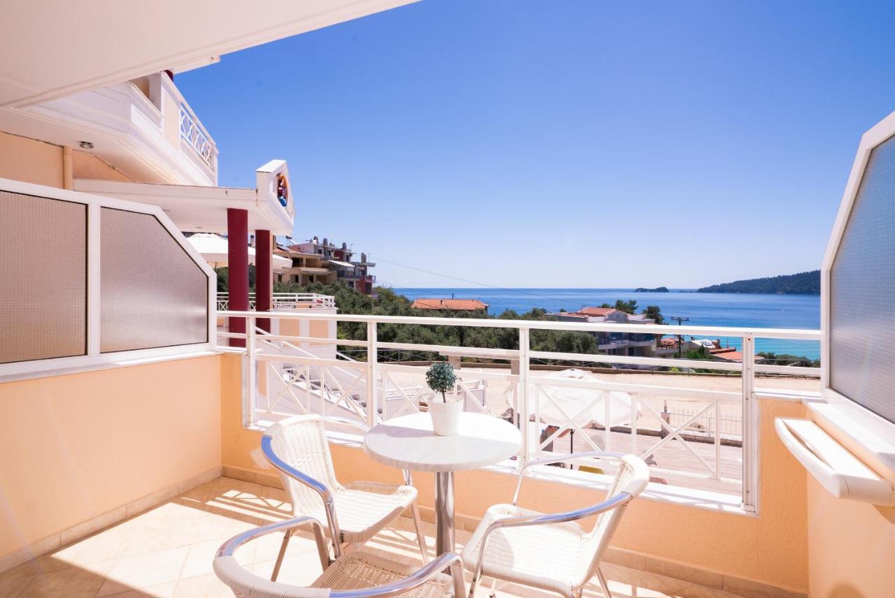 Sunny Hotel Thassos خْريسيا أموذيا المظهر الخارجي الصورة