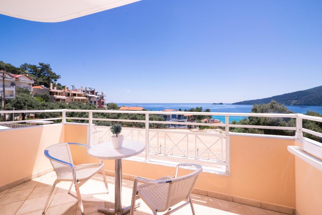 Sunny Hotel Thassos خْريسيا أموذيا المظهر الخارجي الصورة