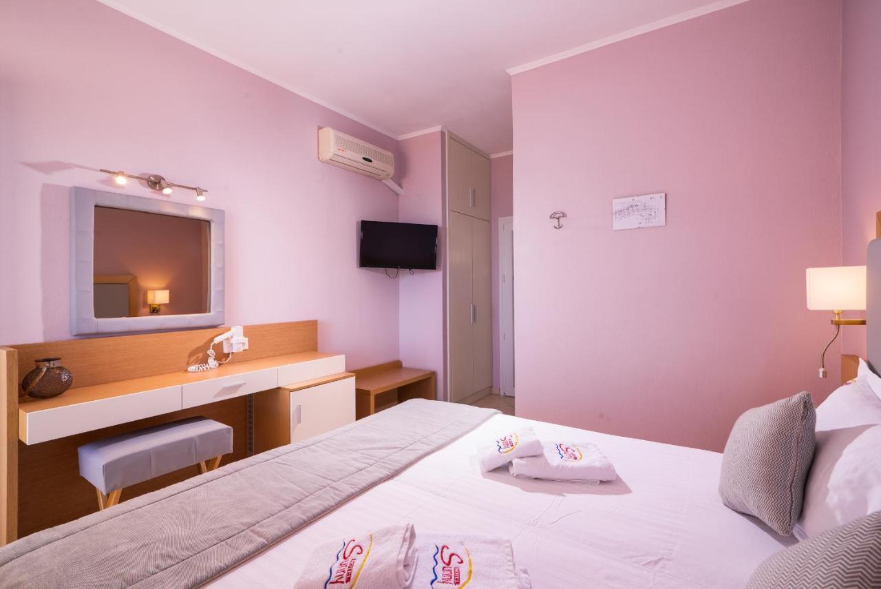 Sunny Hotel Thassos خْريسيا أموذيا المظهر الخارجي الصورة