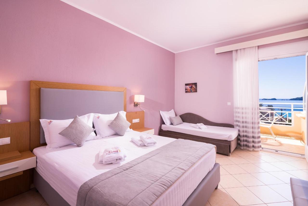 Sunny Hotel Thassos خْريسيا أموذيا المظهر الخارجي الصورة
