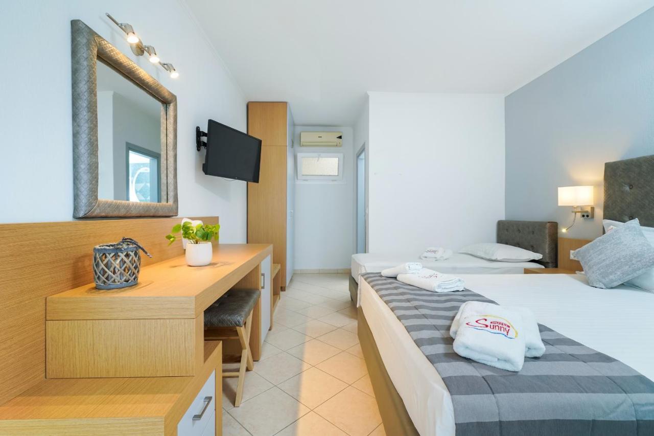 Sunny Hotel Thassos خْريسيا أموذيا المظهر الخارجي الصورة