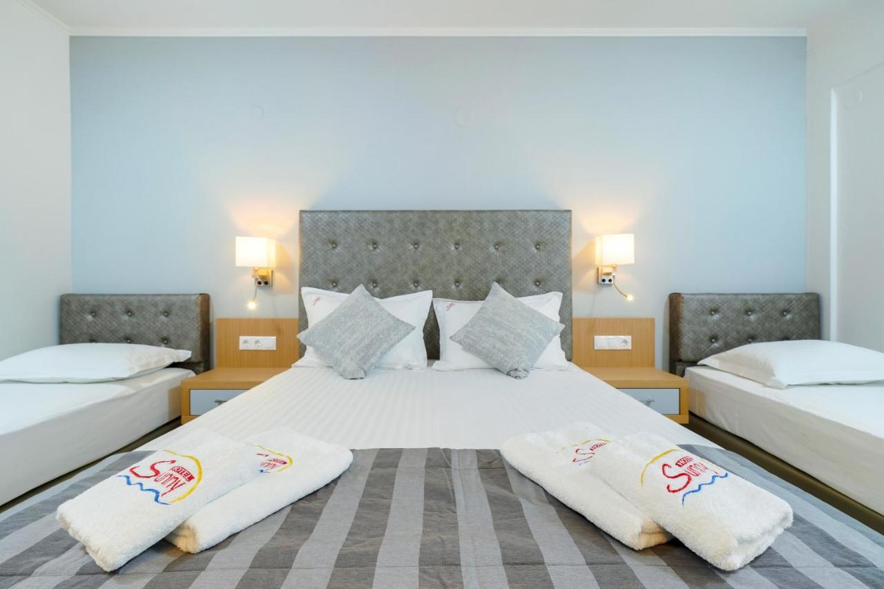 Sunny Hotel Thassos خْريسيا أموذيا المظهر الخارجي الصورة