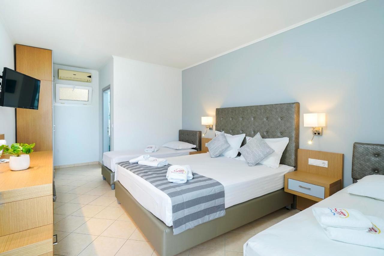 Sunny Hotel Thassos خْريسيا أموذيا المظهر الخارجي الصورة