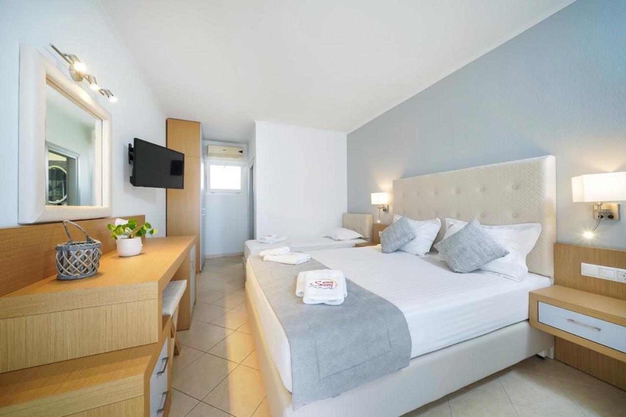Sunny Hotel Thassos خْريسيا أموذيا المظهر الخارجي الصورة