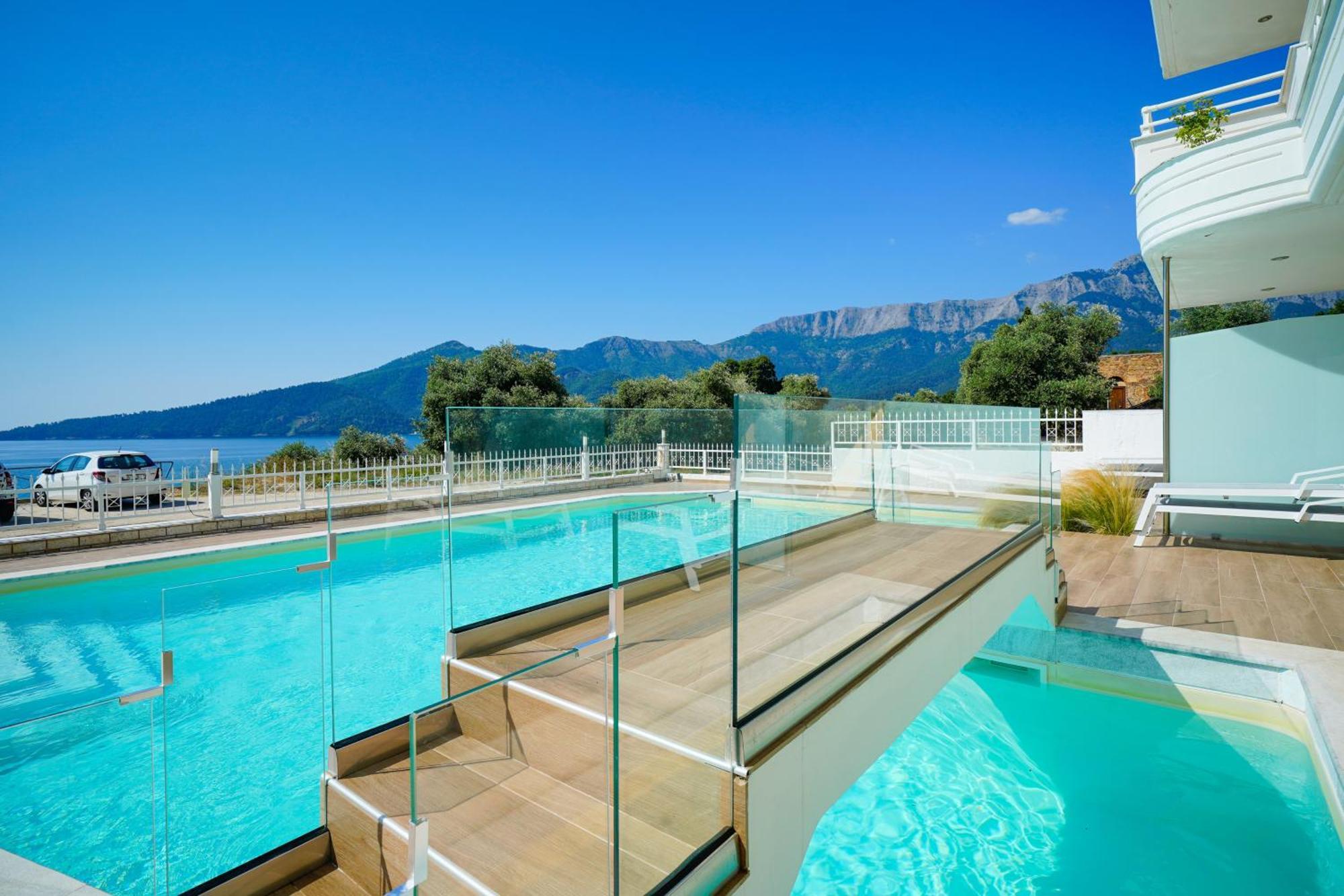 Sunny Hotel Thassos خْريسيا أموذيا المظهر الخارجي الصورة