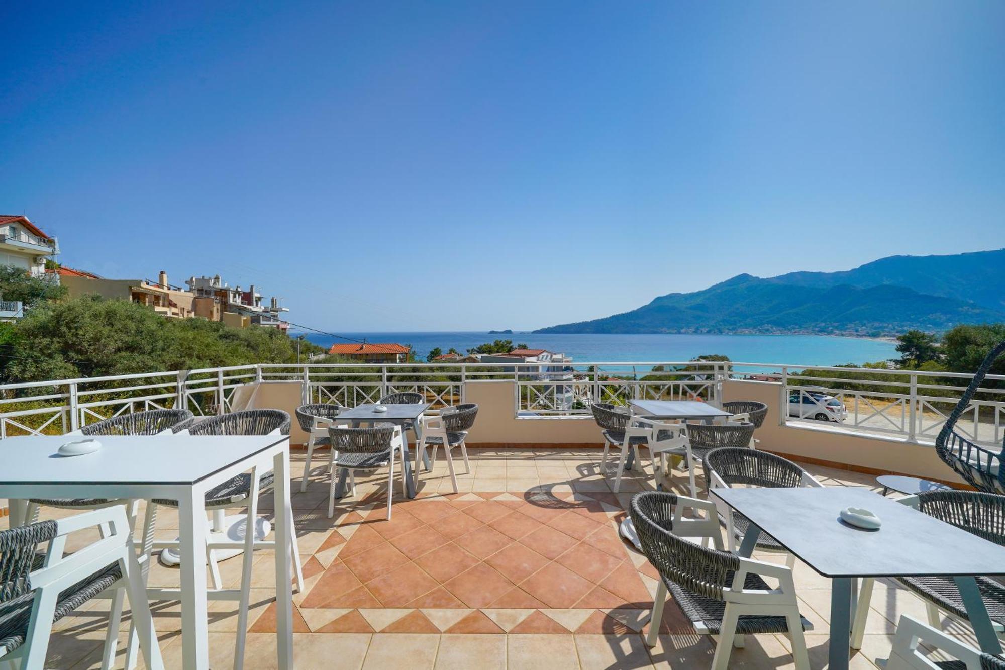 Sunny Hotel Thassos خْريسيا أموذيا المظهر الخارجي الصورة