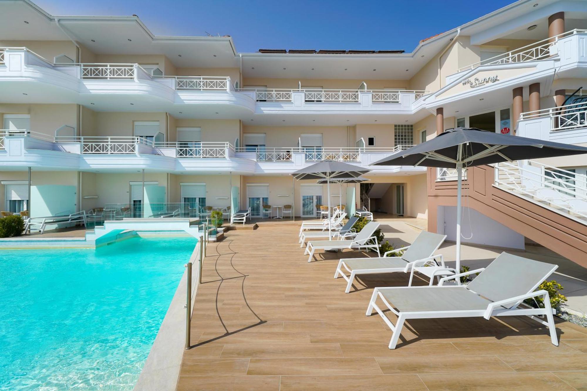 Sunny Hotel Thassos خْريسيا أموذيا المظهر الخارجي الصورة
