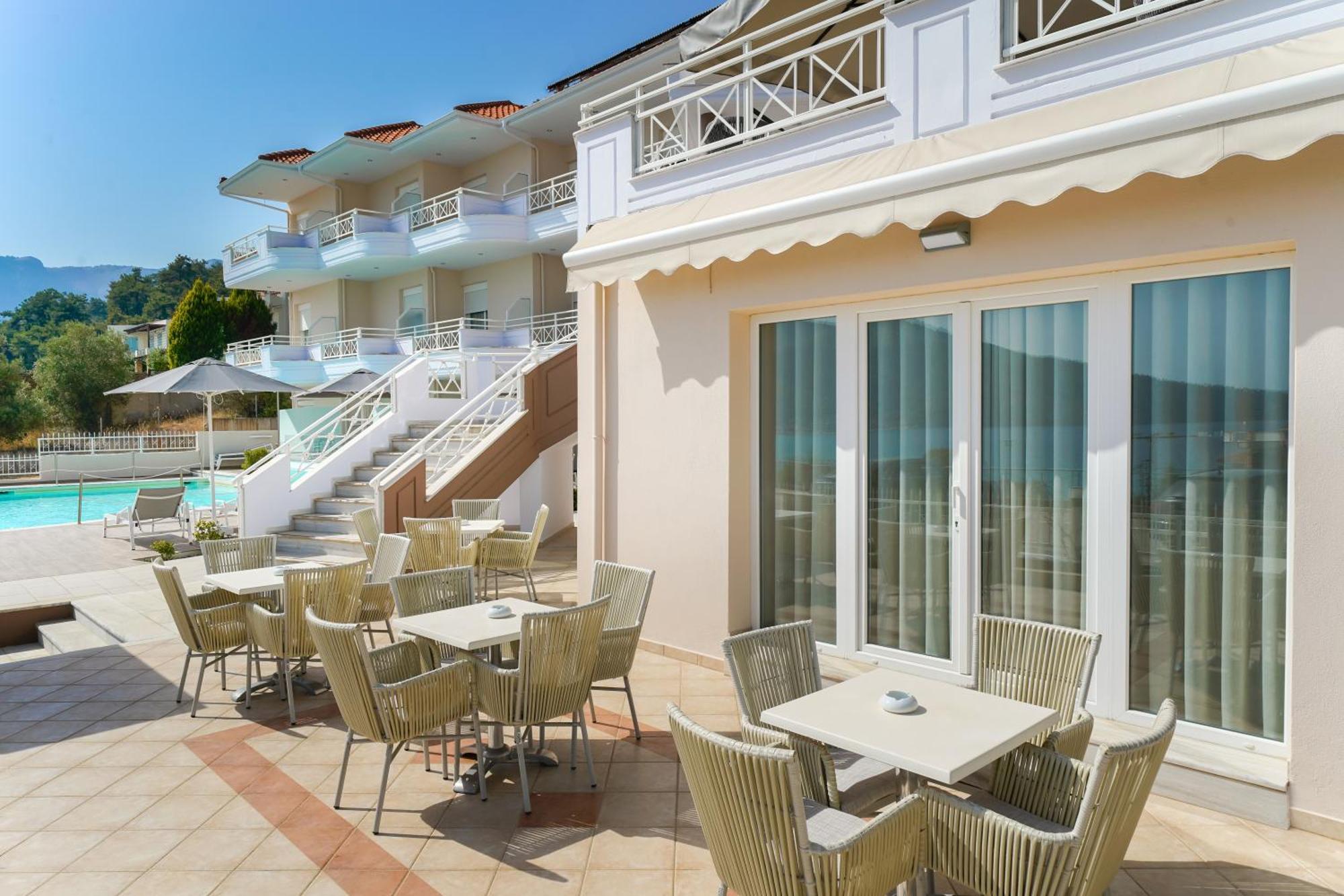 Sunny Hotel Thassos خْريسيا أموذيا المظهر الخارجي الصورة
