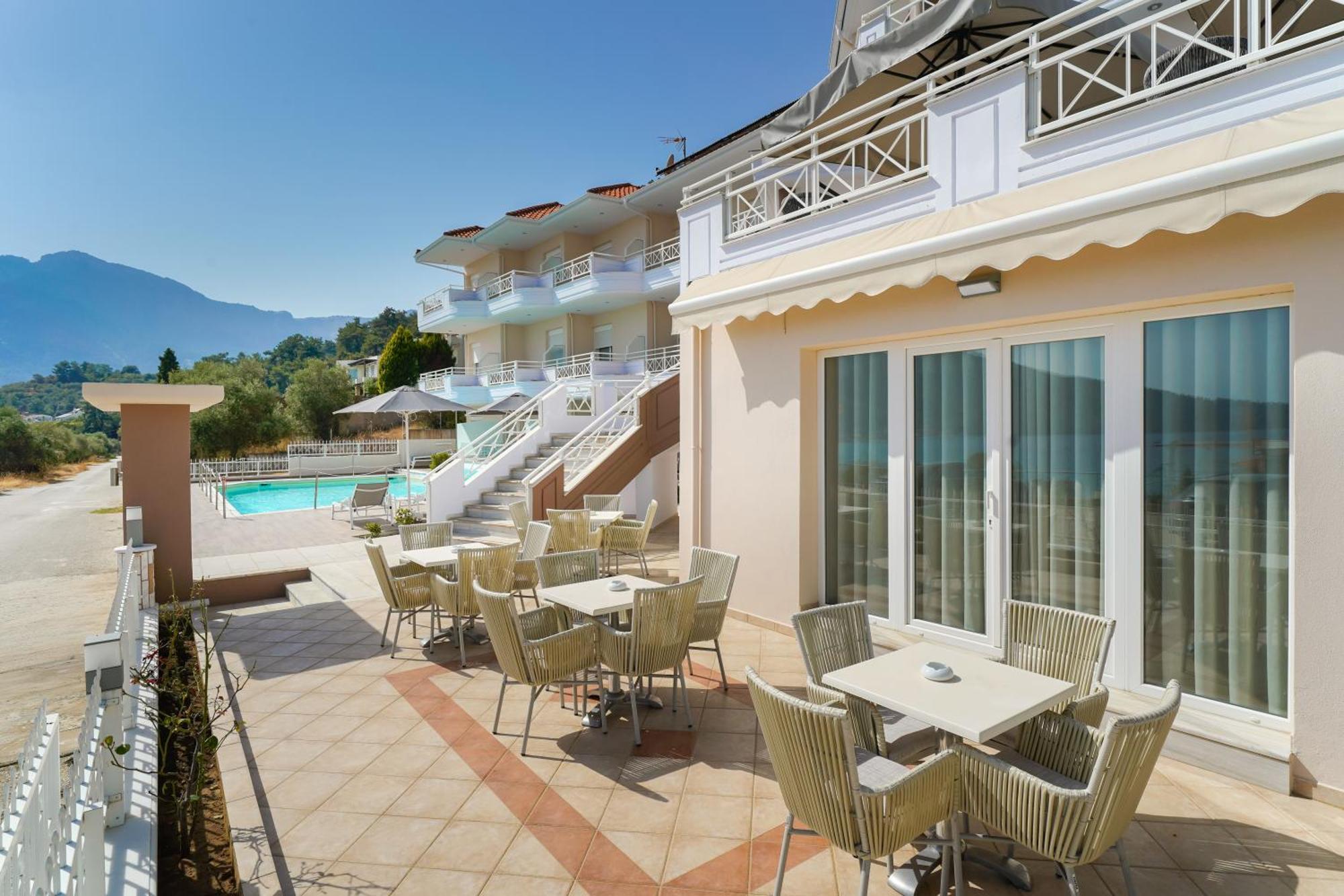 Sunny Hotel Thassos خْريسيا أموذيا المظهر الخارجي الصورة