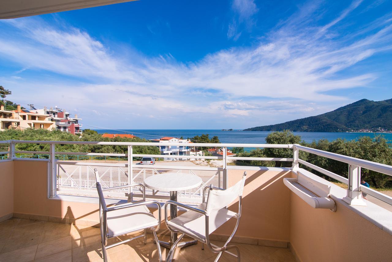 Sunny Hotel Thassos خْريسيا أموذيا المظهر الخارجي الصورة
