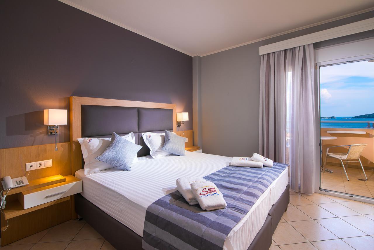Sunny Hotel Thassos خْريسيا أموذيا المظهر الخارجي الصورة