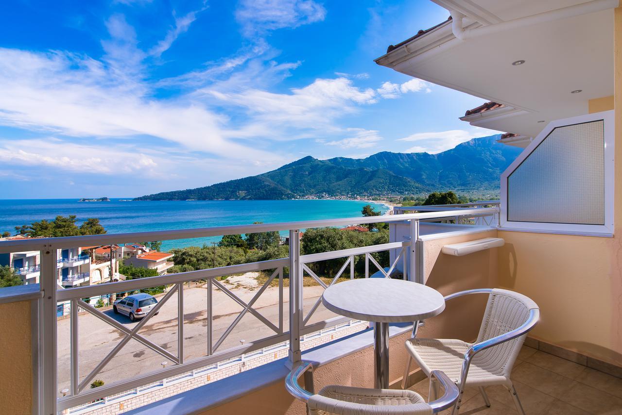 Sunny Hotel Thassos خْريسيا أموذيا المظهر الخارجي الصورة