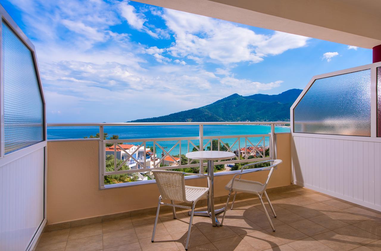 Sunny Hotel Thassos خْريسيا أموذيا المظهر الخارجي الصورة