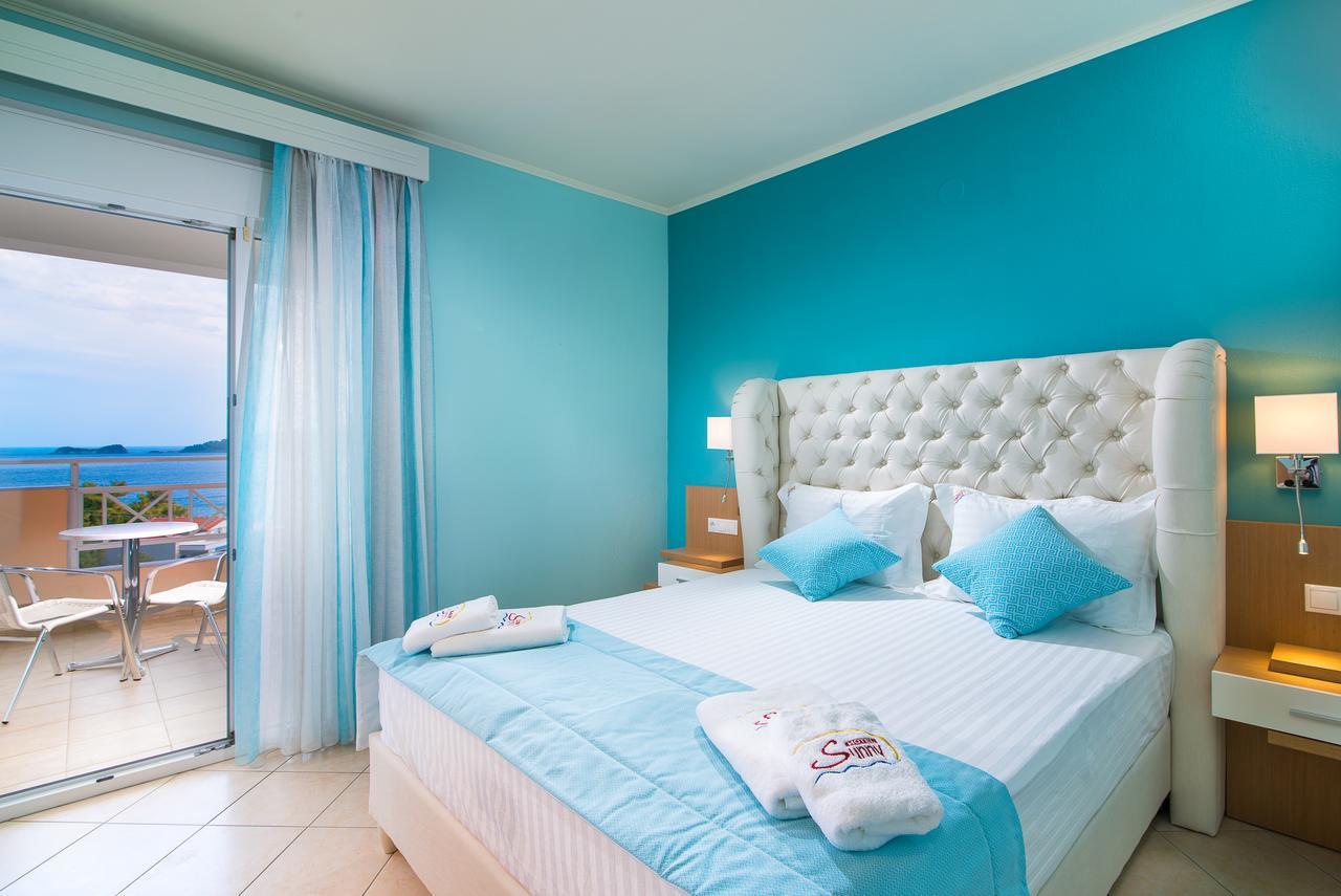 Sunny Hotel Thassos خْريسيا أموذيا المظهر الخارجي الصورة