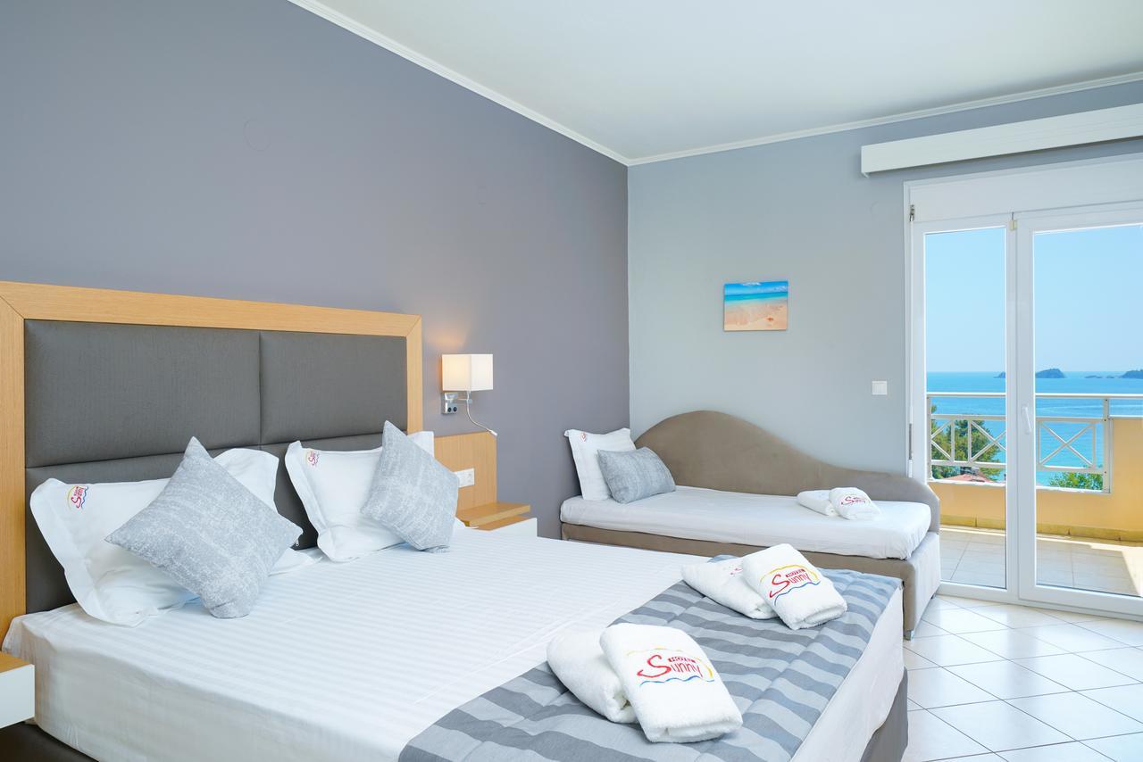 Sunny Hotel Thassos خْريسيا أموذيا المظهر الخارجي الصورة